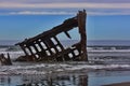 Iconic Oregon shipwreck of Peter Iredale Royalty Free Stock Photo