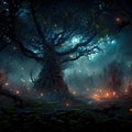 Malevolent Willow Serenade - AI Generative By Halloween ai