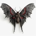 Hauntingly Beautiful 3d Mothman Illustration In Nadav Kander Style