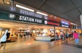 Hauptbahnhof Berlin central train station food court Berlin Germany