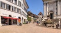 Hauptgasse street in Solothurn, Switzerland