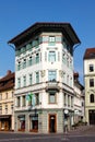 Hauptmann House, Preseren Square in Ljubljana, Slovenia