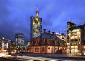 Hauptwache square in Frankfurt am Main. Germany