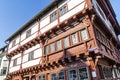 Historical house at Market square in Bad Saulgau, spa town on the Upper Swabian Baroque Street, Germany