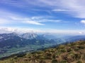 Hauser Kaibling, Steiermark/Austria - September 16 2016: view fr