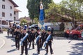 Hausham / Germany / Bavaria-09th August: miners in festive costume