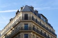 Hausmannian building in Paris Royalty Free Stock Photo