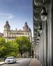 Haussmann buildings near Bir Hakeim bridge in Paris