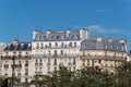 Haussmann's architecture in Paris Royalty Free Stock Photo