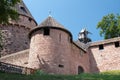 Haut-Koenigsbourg Castle and windmill