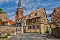 Haut Rhin, village of Bergheim in Alsace