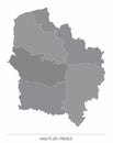 Hauts-de-France administrative map