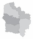 Hauts-de-France administrative map