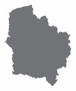 Hauts-de-France silhouette map