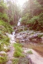 Hauykeaw waterfall in Doi Suthep-Pui Nationnal Park , chaingmai Thaland