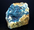 Hauyne or hauynite Mineral Specimen Royalty Free Stock Photo
