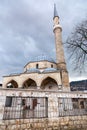 Havadza Durak Mosque built in 1528 in Bascarsija, the cultural center of Sarajevo, Bosnia and Herzegovina Royalty Free Stock Photo