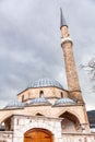 Havadza Durak Mosque built in 1528 in Bascarsija, the cultural center of Sarajevo, Bosnia and Herzegovina Royalty Free Stock Photo