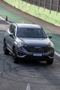 Haval ride on test drive on Interlagos autodrome