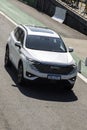 Haval ride on test drive on Interlagos autodrome