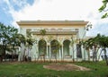 HAVANA, CUBA - OCTOBER 21, 2017: Havana Architecture. Palace with Garden