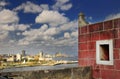 Havana bay skyline from fortress Royalty Free Stock Photo