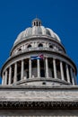 Havana Capitolio Dome with Cuban flag