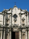 Havana Cathedral Detail Royalty Free Stock Photo