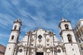 Havana Cathedral or Saint Christopher Cathedral in Old Havana, Cuba.