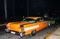 American classic car on the streets of Old Havana, Cuba Royalty Free Stock Photo