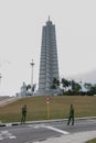 Havana, Cuba - April 13, 2017: Monument to JosÃÂ© MartÃÂ­ sculpted by Juan JosÃÂ© Sicre in 1905 located in the Plaza de la RevoluciÃÂ³