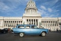 Havana Cuba Capitolio Building with Vintage Car