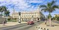 Havana .,Cuba Colorful cars in a row Royalty Free Stock Photo