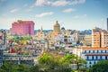 Havana, Cuba downtown skyline from Above Royalty Free Stock Photo