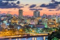 Havana, Cuba downtown skyline. Royalty Free Stock Photo