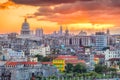 Havana, Cuba downtown skyline. Royalty Free Stock Photo