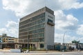 HAVANA, CUBA - OCTOBER 23, 2017: Havana, Cuba and Embassy of the United States of America in Background