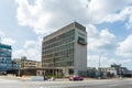 HAVANA, CUBA - OCTOBER 23, 2017: Havana, Cuba and Embassy of the United States of America in Background