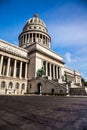 Havana, Cuba - Famous National Capitol (Capitolio Nacional) building. Royalty Free Stock Photo