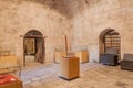 HAVANA, CUBA - FEB 20, 2016: Interior of the Castillo de la Real Fuerza Castle of the Royal Force in Havana, Cuba. It Royalty Free Stock Photo