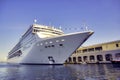 HAVANA, CUBA - FEB 17,2017 : The MSC Opera cruise ship docked at Royalty Free Stock Photo