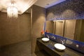 Havana, Cuba Ã¢â¬â 11 February, 2020: A spacious luxury washroom in a five-star hotel in Havana near Paseo del Prado and El