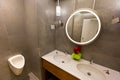 Havana, Cuba Ã¢â¬â 11 February, 2020: A spacious luxury washroom in a five-star hotel in Havana near Paseo del Prado and El