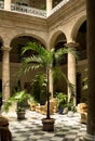 Havana Cuba, interior courtyard