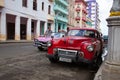 Decaying and renovated buildings in Old Havana City, Cuba