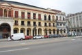 Large Building in Main Street Havana Royalty Free Stock Photo