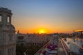 Havana, Cuba Ã¢â¬â 16 January, 2020: A scenic panoramic view of Havana Historic Center Havana Vieja and Capitolio at sunset from