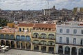 Havana, Cuba - 22 January 2013: Views of town center of squares and streets Royalty Free Stock Photo