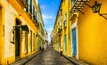 Havana-Calle Obrapia Royalty Free Stock Photo