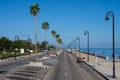 Havana Cuba. Malecon - Havana`s famous embankment promenade in Havana